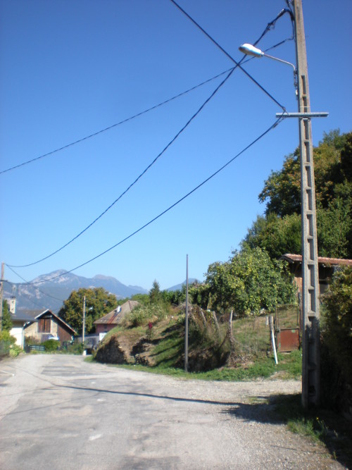 Réseaux électriques Villaroux commune de Savoie
